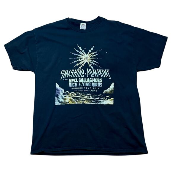 Smashing Pumpkins Noel Gallagher’s High Flying Circus 2019 Concert Tee Size 2XL - Picture 1 of 7